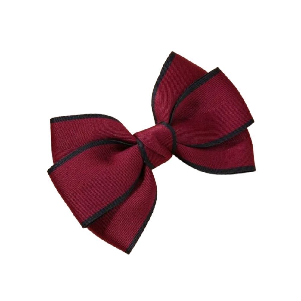 Red Bow Barrette  - Picture 2 of 4